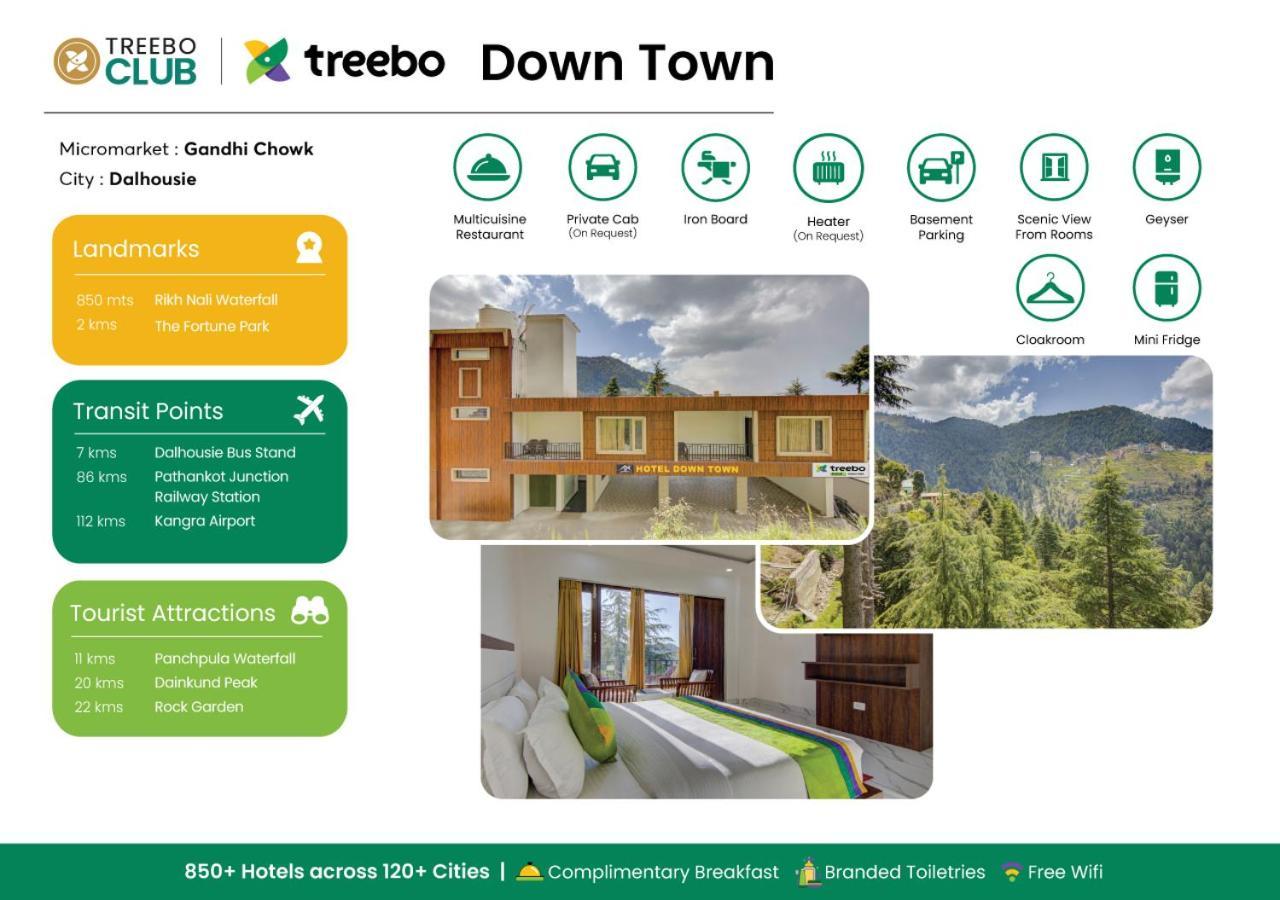 Treebo Down Town, Dalhousie Hotel Екстериор снимка